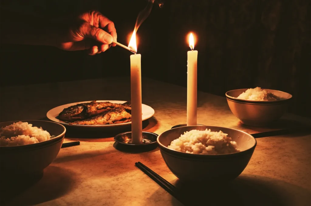 The Night the Power Went Out, We Finally Saw Each Other